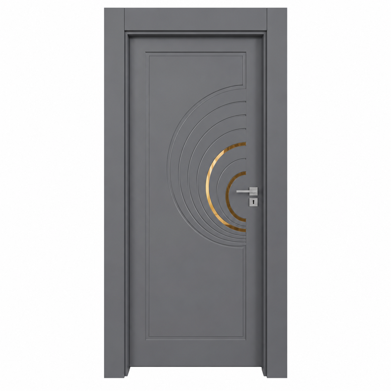BY-6005V Porte intérieure Laqué Vitrée